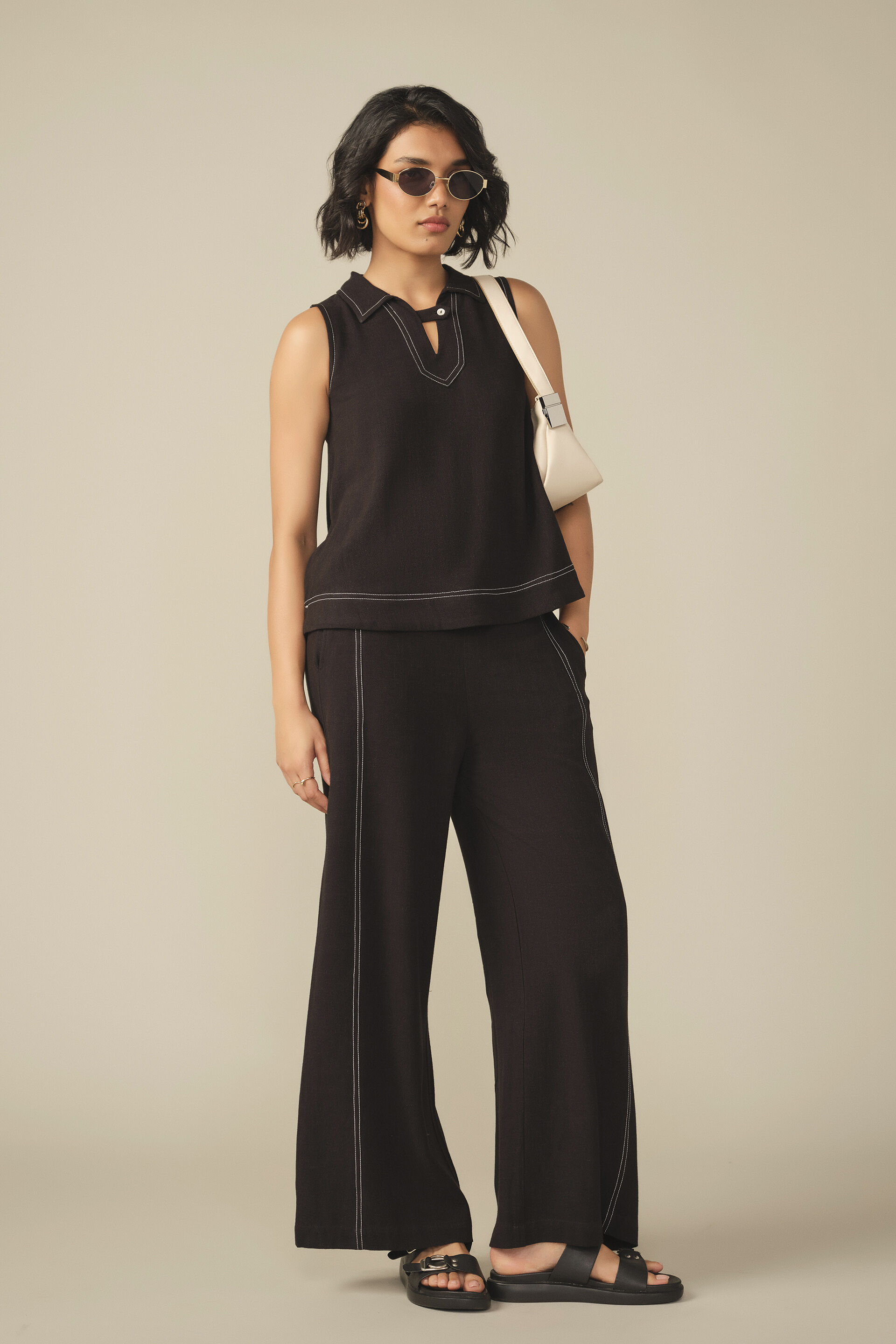 Relaxed Co-ord in Black